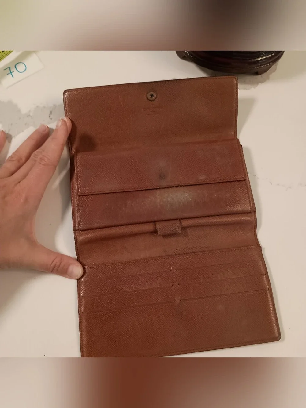 AUTHENTIC Louis Vuitton Monogram Porte Tresor International Trifold Wallet - Picture 7 of 14